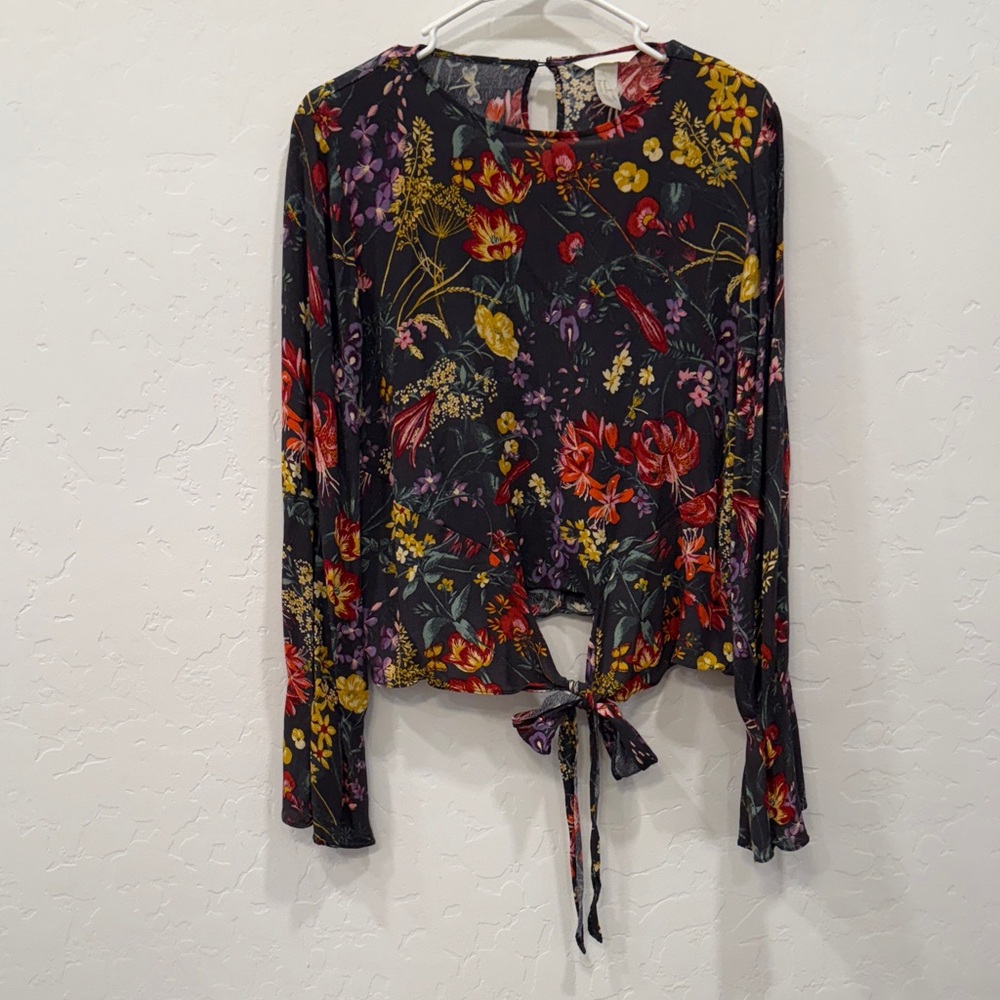 H&M Flare Sleeve Blouse